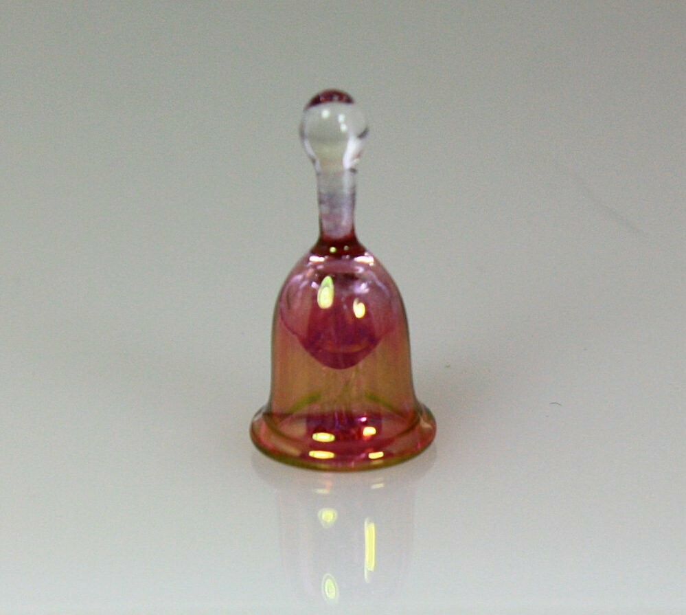Cranberry Glass Bell