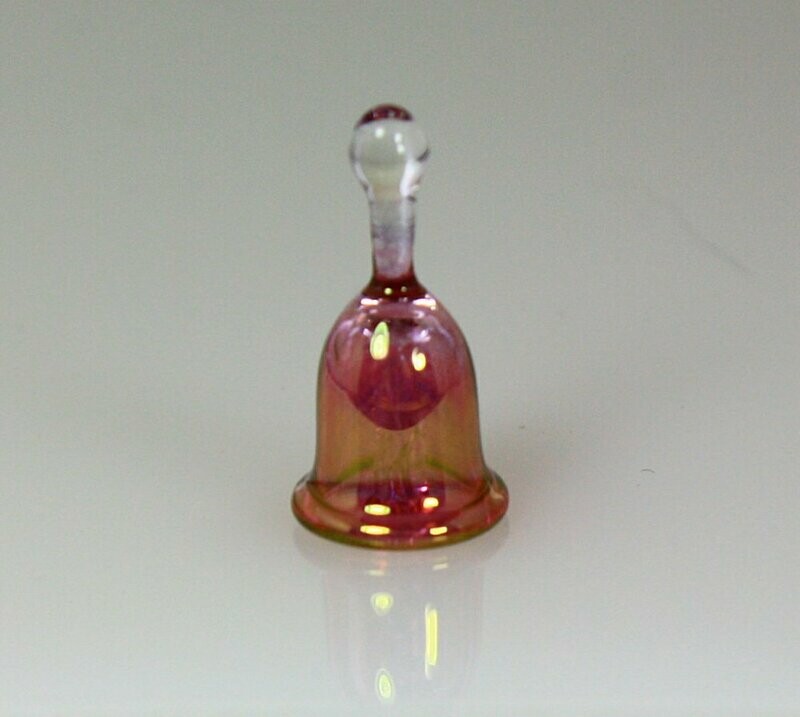 Cranberry Glass Bell