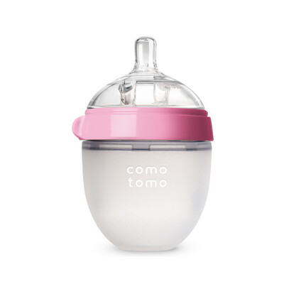 Бутылочка Comotomo 150 мл розовая
