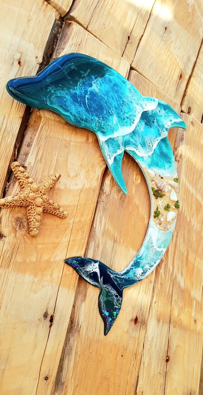 Dolphin Wallart