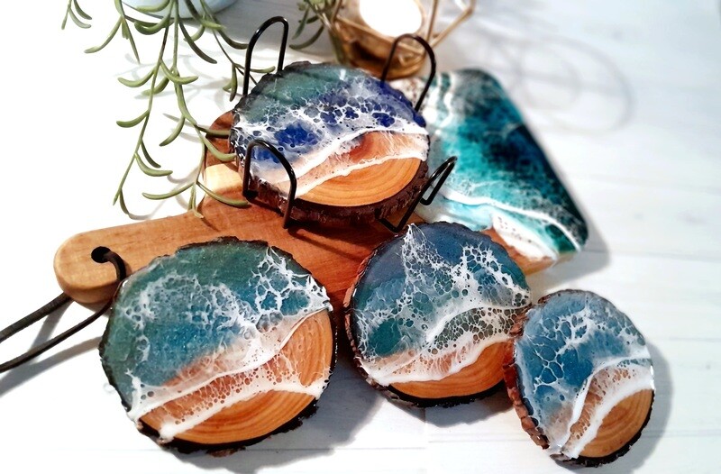 Set of 4 Wooden Coasters