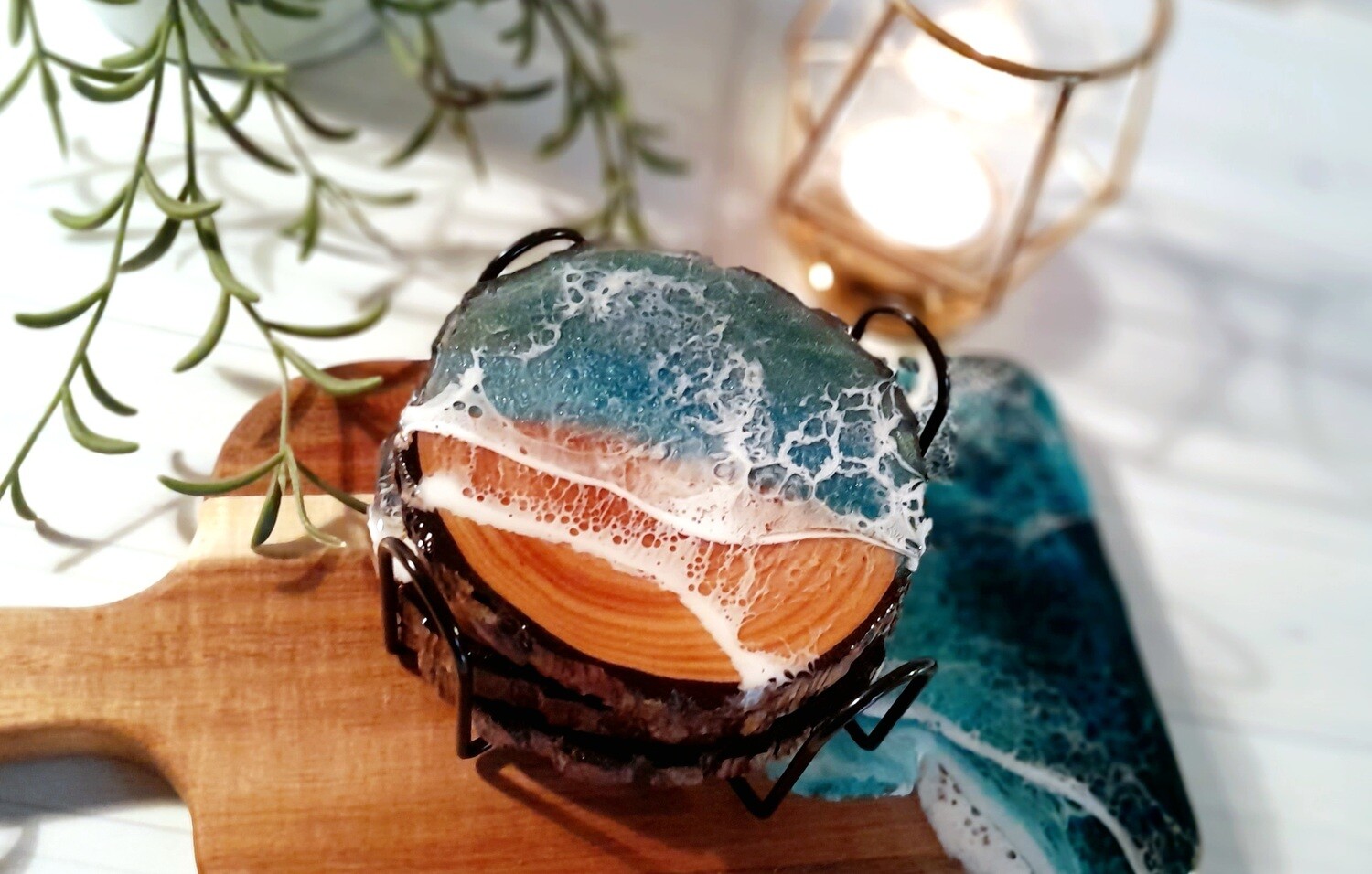 Set of 4 Wooden Coasters