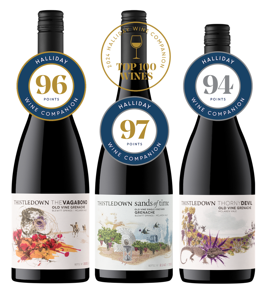HALLIDAY TOP 100 WINERIES Grenache 3pack (Free Shipping)