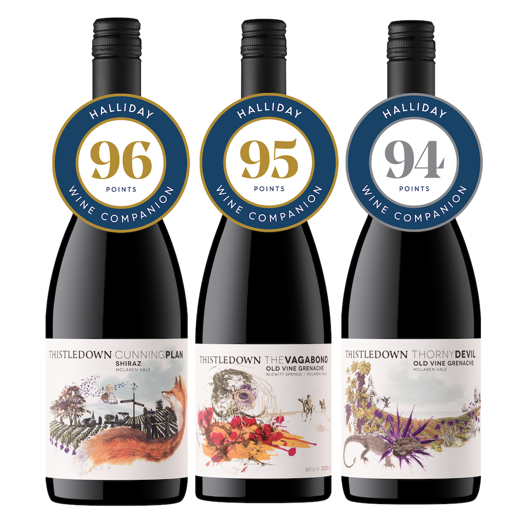 HALLIDAY TOP RATED MCLAREN VALE 3pack (Free Shipping)