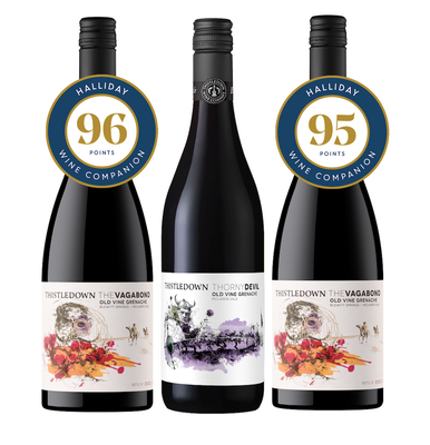 HALLIDAY TOP RATED MCLAREN VALE GRENACHE 3pack (Free Shipping)