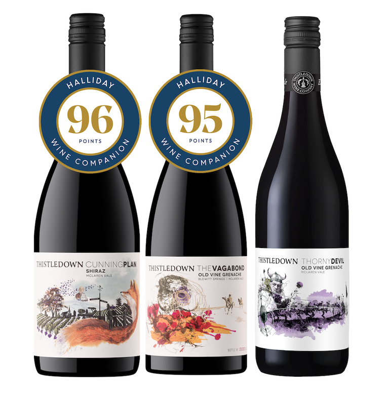 HALLIDAY TOP RATED MCLAREN VALE 3pack (Free Shipping)