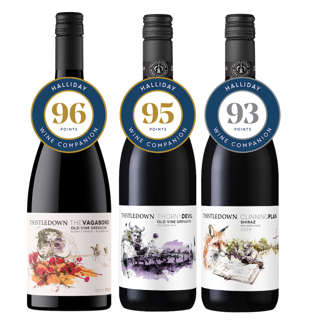 HALLIDAY TOP RATED MCLAREN VALE 3pack (Free Shipping)