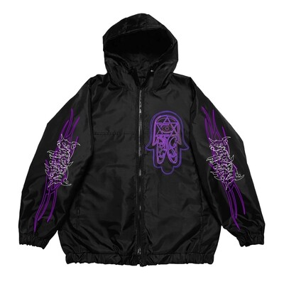Летняя Куртка BF - Purple Dark Oversize Jacket
