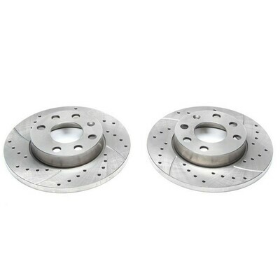 2X Dischi Sportivi Anteriori 236x12,6mm Daewoo Nexia Opel Ascona Astra Corsa Kadett