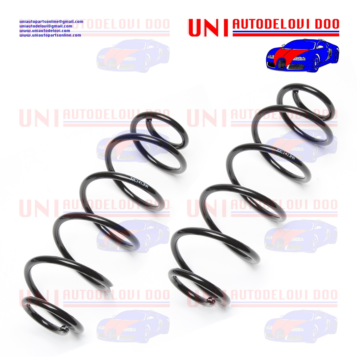 2 Molle Posteriori Rinforzate / Normali Citroen C3 (FC_) dal 2002