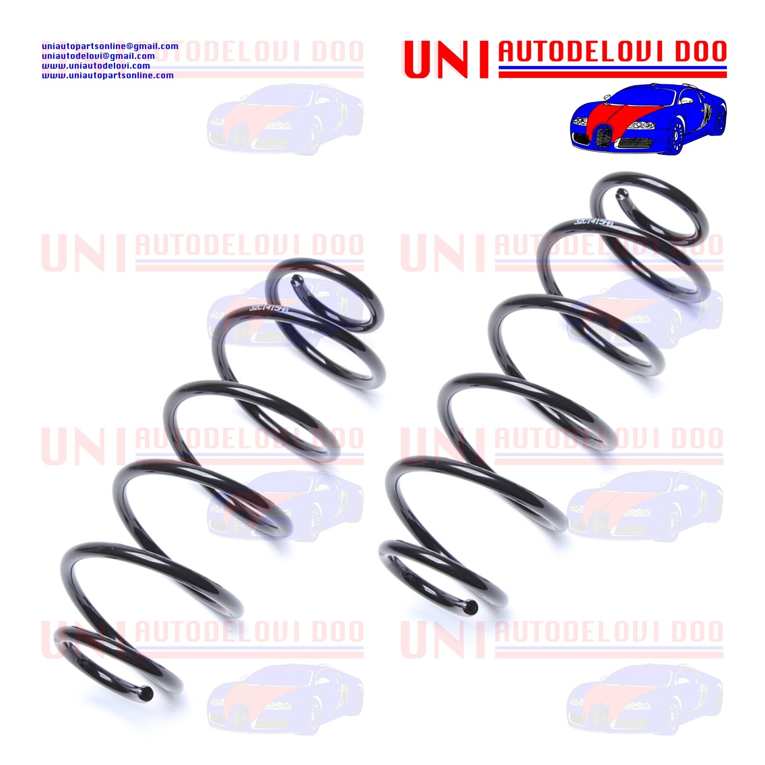 2 Molle Posteriori Rinforzate / Normali Citroen C2 (JM_) dal 2003