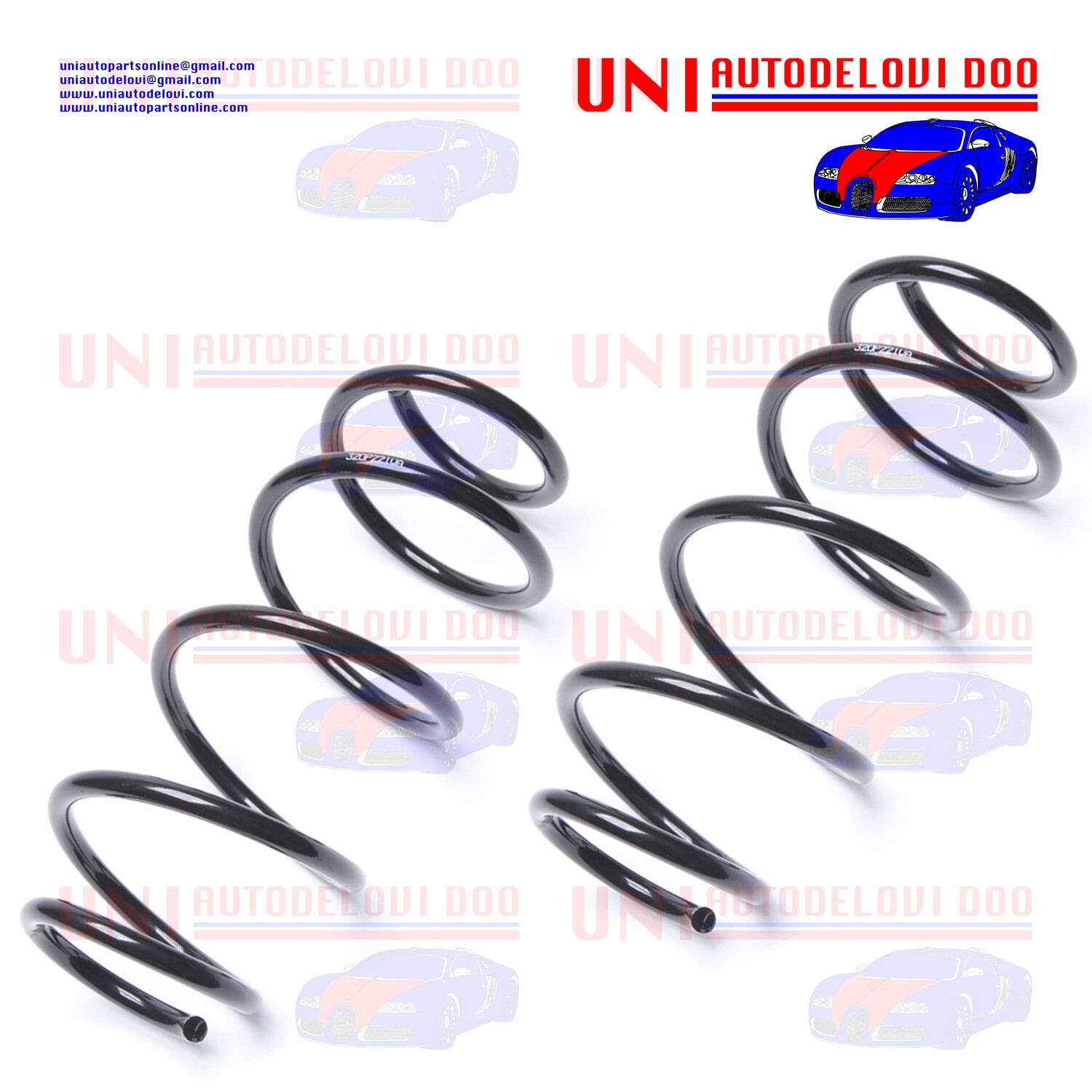 2 Molle Anteriori Rinforzate / Normali Opel Signum / Vectra C / Caravan