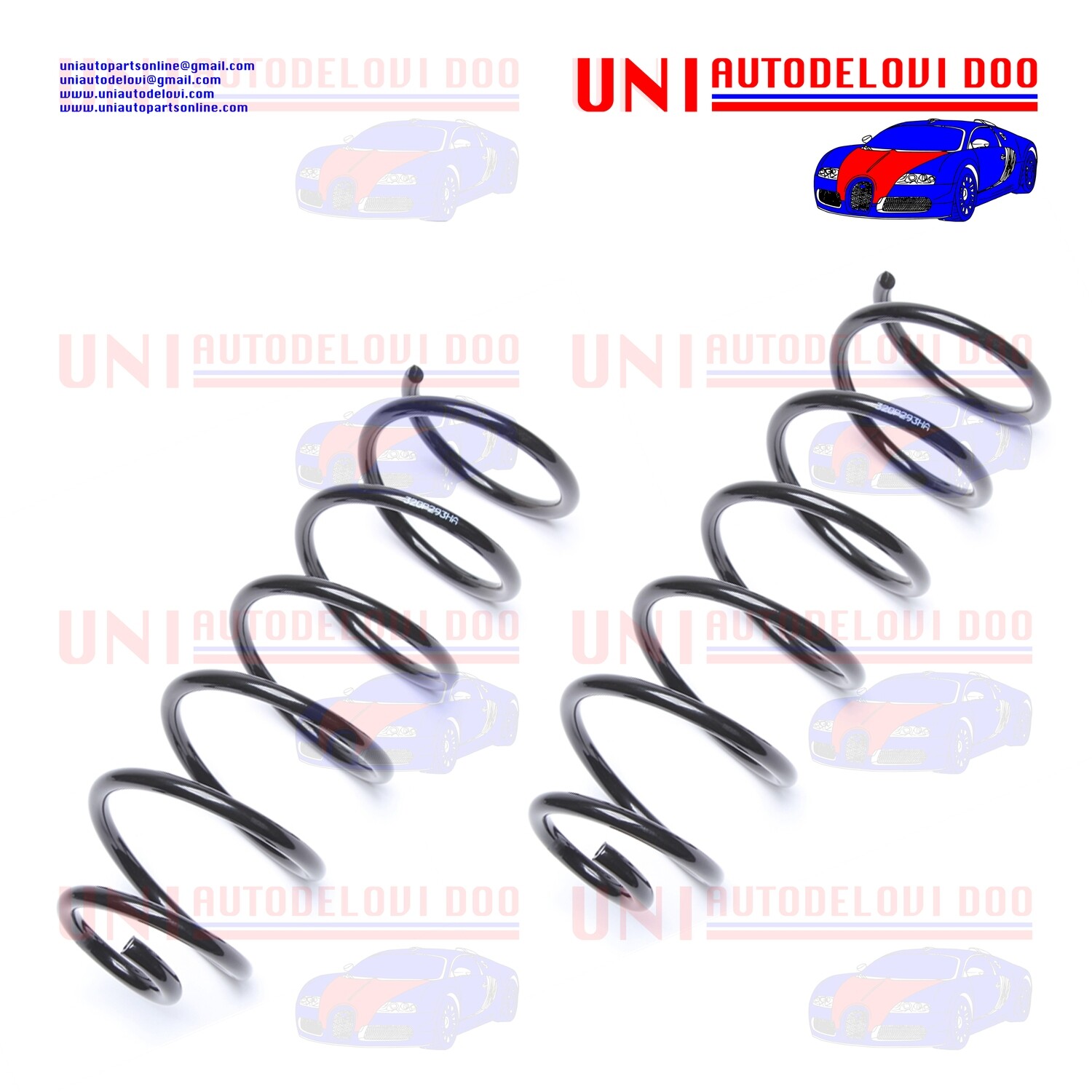 2 Molle Posteriori Rinforzate / Normali Opel Vectra B (J96) / CC (J96)