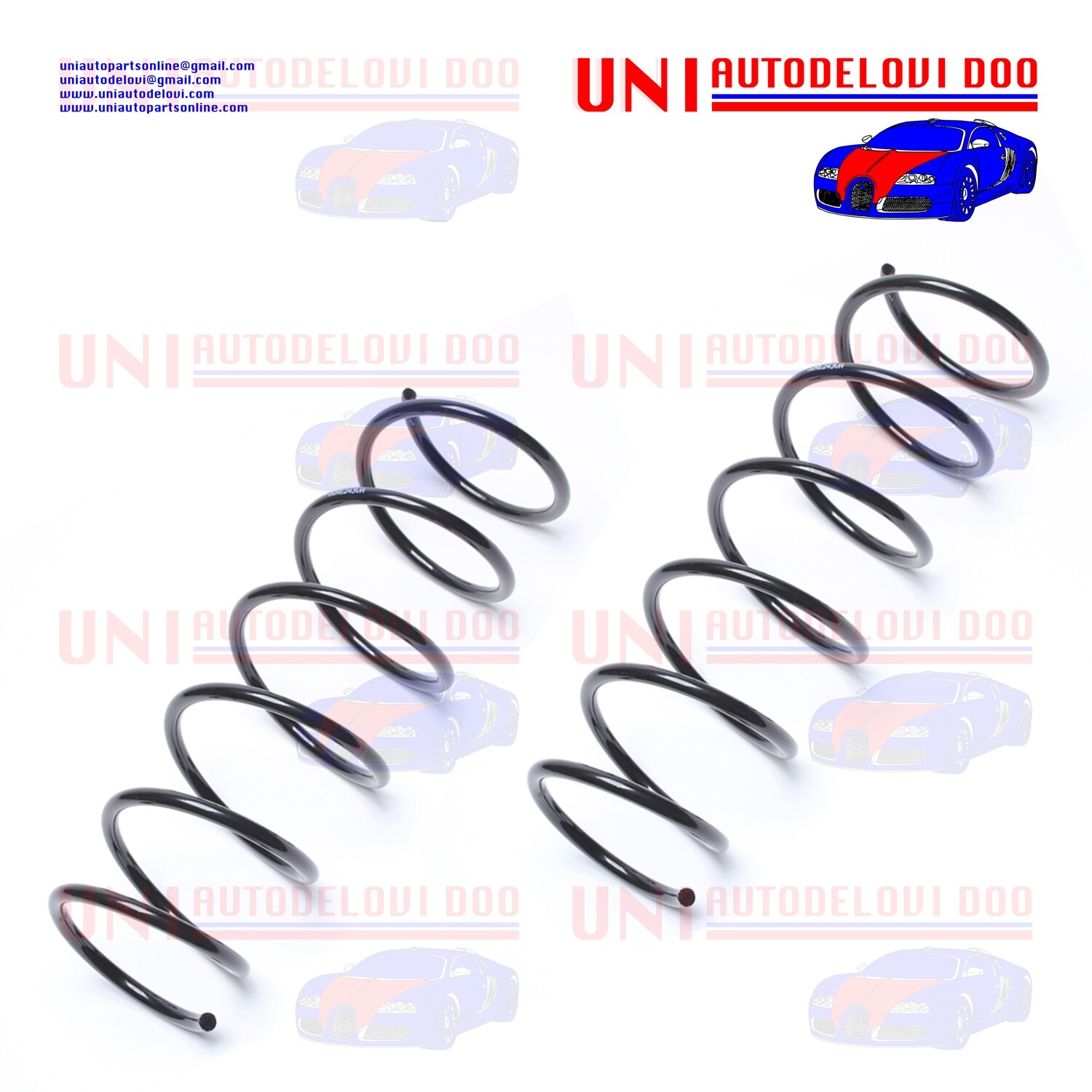 2 Molle Anteriori Rinforzate / Normali Renault RAPID Furgonato (F40_, G40_)