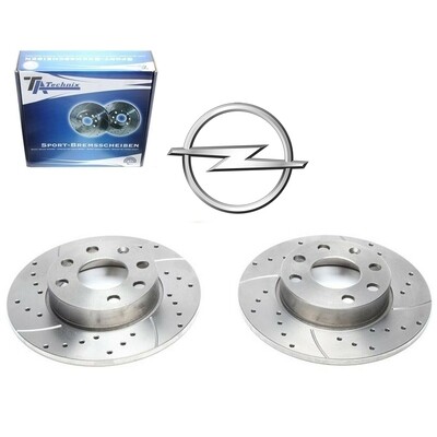 2X Dischi Sportivi Anteriori TA 236x10mm Opel Corsa A/ Kadett D/E