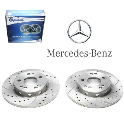 2X Dischi Sportivi Anteriori TA 284x12mm Mercedes-Benz Classe E / Coupe Station Wagon Saloon