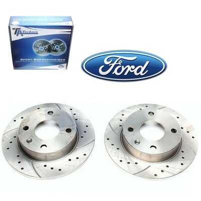 2X Dischi Sportivi Anteriori TA 239x10mm Ford Ecort V+VI / Fiesta III / Courier Kasten / Orion III