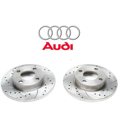2X Dischi Sportivi Anteriori 256x13mm Audi 80 / 90 / 100
