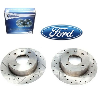 2X Dischi Sportivi Anteriori TA Ford Sierra Hatchback / Station Wagon