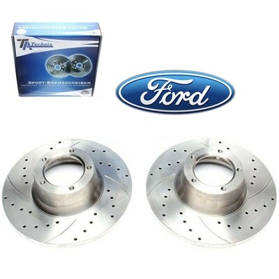 2X Dischi Sportivi Anteriori TA 270x14,3mm Ford Transit Piattaforma Bus Box