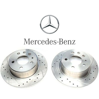 2X Dischi Sportivi Posteriori 279x10mm Mercedes-Benz W114 / W115 / W123 / C123/ S123 / W111 / W108/ W109 / W116 / W107 / W126