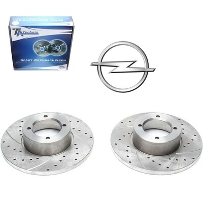 2X Dischi Sportivi Anteriori TA 246x12,6mm Lotus Esprit / Opel Ascona B Astra F Kadett C Manta A B Rekord D E