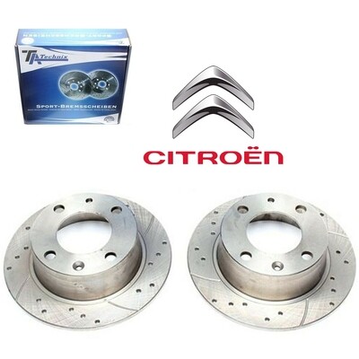 2X Dischi Sportivi Posteriori TA 224x7mm Citroën BX