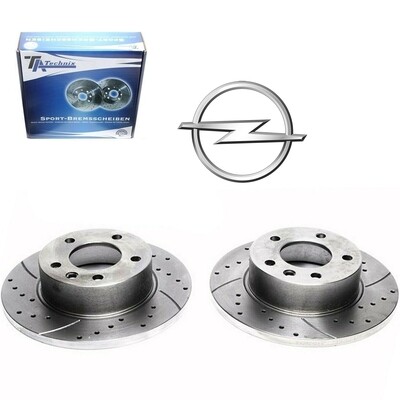 2X Dischi Sportivi Anteriori TA 258x12,6mm Opel Omega A inkl. Caravan