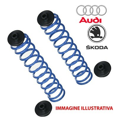 Kit 2 Molle Posteriori Rinforzate Aggiuntive da carico AUDI A3 - SKODA OCTAVIA