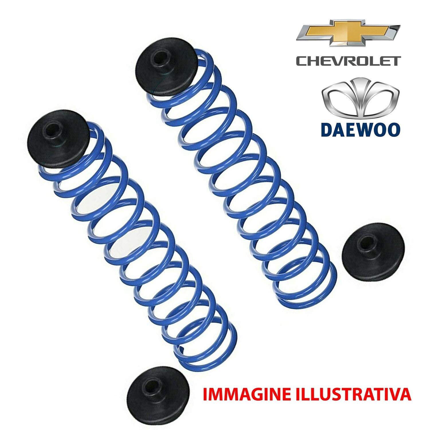 Kit 2 Molle Posteriori Rinforzate Aggiuntive da carico CHEVROLET / DAEWOO SPARK