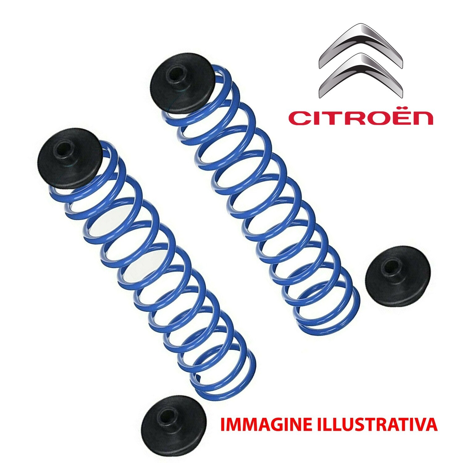 Kit 2 Molle Posteriori Rinforzate Aggiuntive da carico CITROEN C4 CACTUS dal 09/2014
