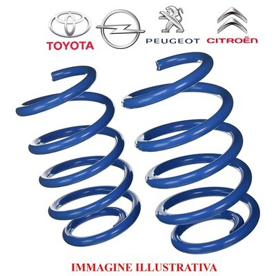 Kit 2 Molle Posteriori Rinforzate Sostitutive da carico CITROEN GRAND  - OPEL COMBO - PEUGEOT PARTNER