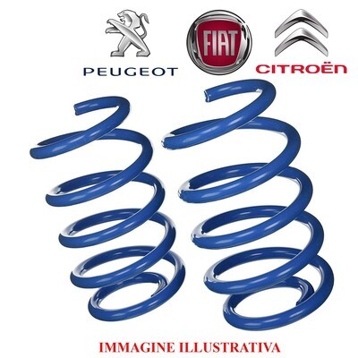 Kit 2 Molle Posteriori Rinforzate Sostitutive da carico CITROEN NEMO (A) - FIAT  (225) (L)- PEUGEOT (A) BIPPER