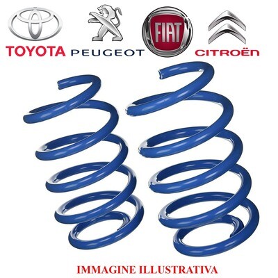 Kit 2 Molle Posteriori Rinforzate Sostitutive da carico CITROEN - FIAT - PEUGEOT per carico statico +400Kg - TOYOTA