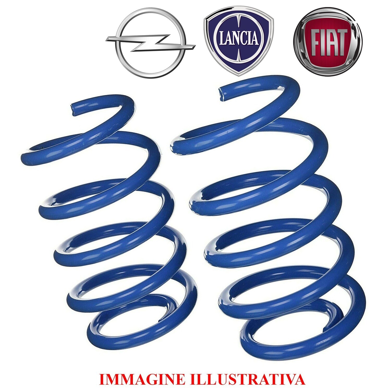 Kit 2 Molle Posteriori Sostitutive Rinforzate da carico FIAT - LANCIA