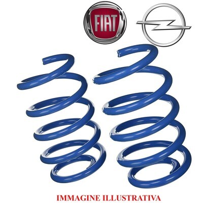 Kit 2 Molle Posteriori Sostitutive Rinforzate da carico FIAT DOBLO - OPEL COMBO (D)