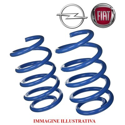 Kit 2 Molle Anteriori Sostitutive Rinforzate da carico FIAT DOBLO - OPEL COMBO dal 01/2012