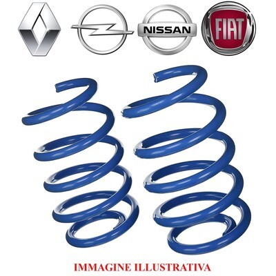 Kit 2 Molle Anteriori Sostitutive Rinforzate da carico FIAT TALENTO- NISSAN NV 300 PRIMASTAR - OPEL VIVARO J7- FJ - RENAULT TRAFIC JL- FL