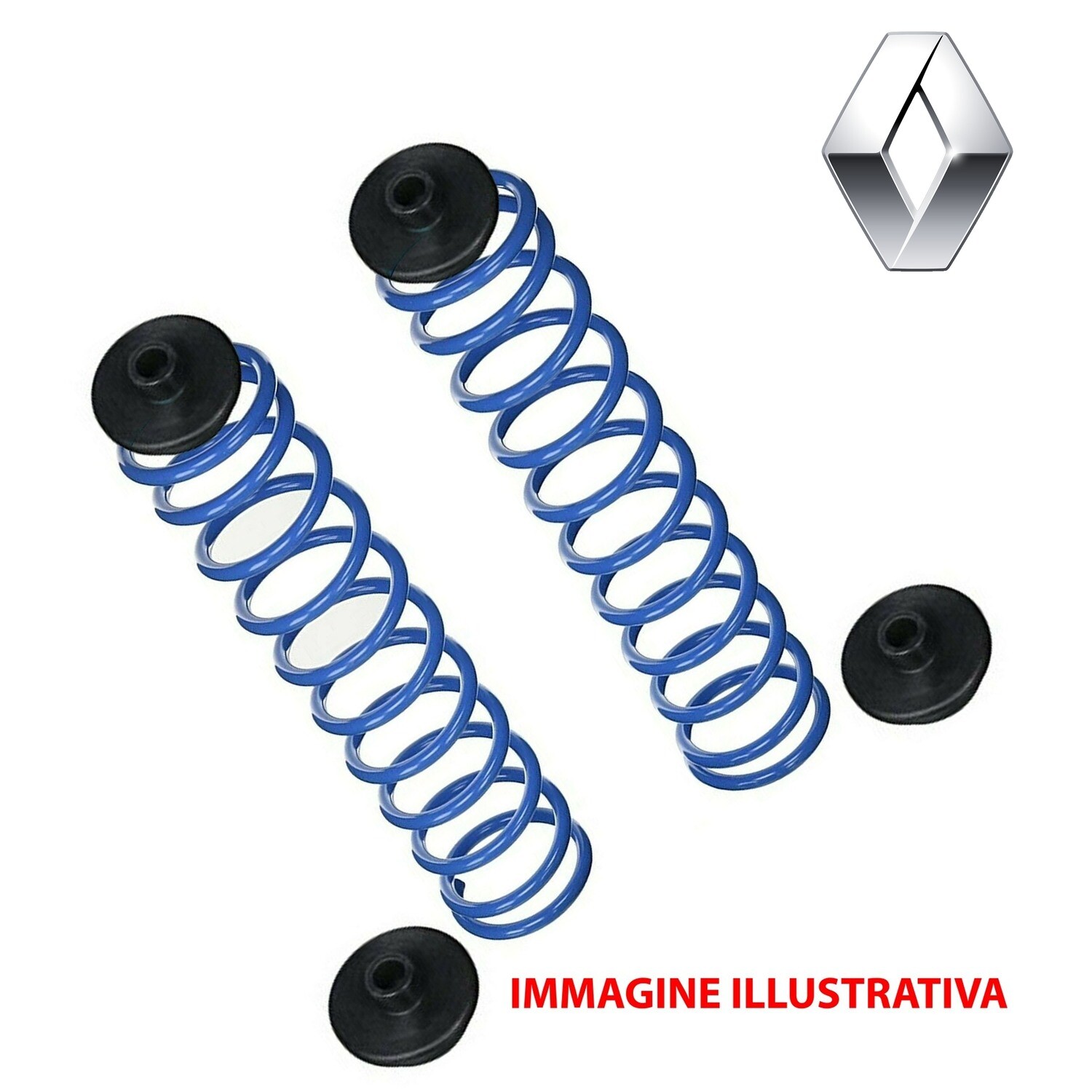 Kit 2 Molle Posteriori Rinforzate Aggiuntive da carico RENAULT MEGANE BREAK - SCENIC