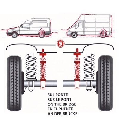 Kit Molle da Carico Posteriori Rinforzate GPL/METANO Alfa Romeo 33 4x4 905 - 907A