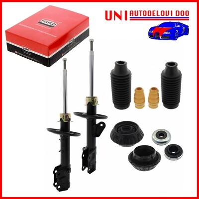 2 Ammortizzatore anteriori Rinforzati HONDA JAZZ II (GD, GE3, GE2) da 2002 a 2008