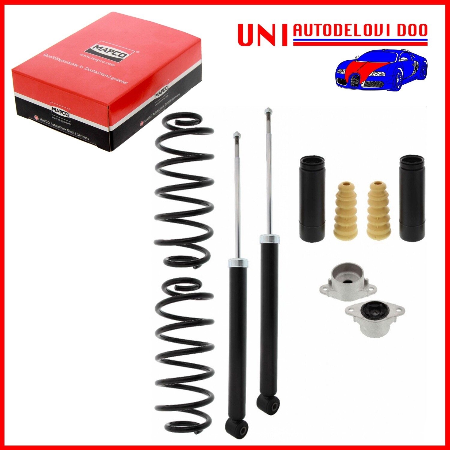 2 Ammortizzatori posteriori Rinforzati FORD FIESTA VI (CB1, CCN) da 2010-