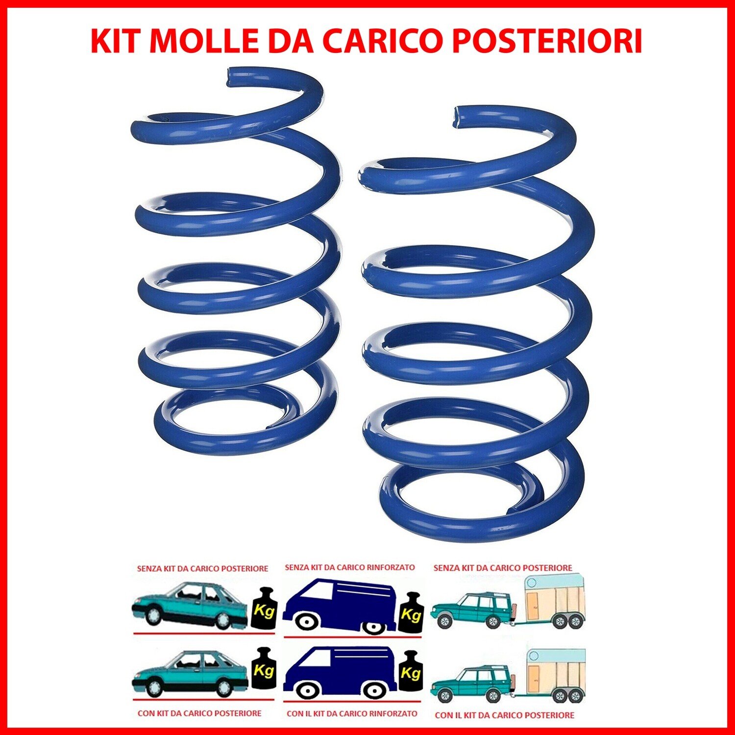 Kit Molle da Carico Posteriori Alfa 147 156