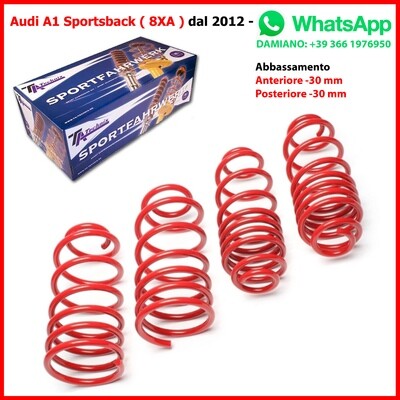 4 Molle Sportive Audi A3 Berlina Quattro 8P 8V