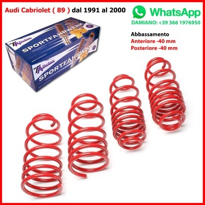 4 Molle Sportive Audi Cabriolet Coupe Quattro 89