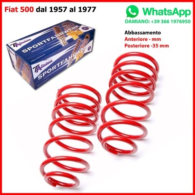 4 Molle Sportive Fiat 500 Abarth 500 312 500L 199