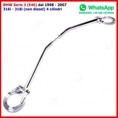 Barra Duomi Anteriore BMW Serie 3 (E46) dal 1998 - 2007 Barra Duomi Anteriore BMW Serie 3 (E46) dal 1998 - 2007