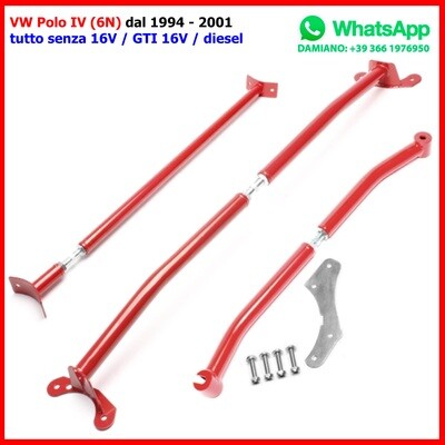 Barra Duomi Anteriore + Posteriore VW Polo IV (6N) dal 1994 - 2001