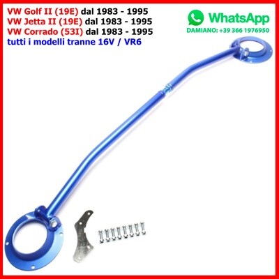Barra Duomi Anteriore VW Golf II (19E) Jetta II (19E) Corrado (53I) dal 1983 - 1995