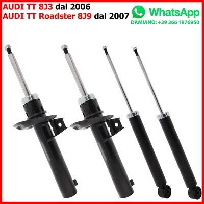 4 Ammortizzatori Rinforzati BMW 1 E81 3 E36 5 E34 E39 E60 F10